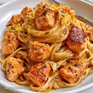 30MinutenPasta mit Lachs und Wei&szlig;wein