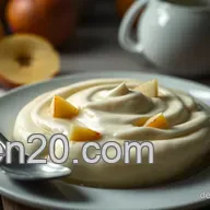Omas Apfelmus Joghurt Dessert: Joghurtcreme mit Kurkuma!