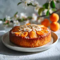 Aprikosen-Mandel-Kuchen mit Schmand: 65 Min