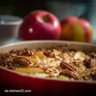 Baked Oatmeal ApfelZimt Der beste Fr&uuml;hst&uuml;cksauflauf f&uuml;r Meal Prep