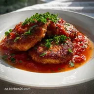 Hackb&auml;llchen in Tomatenso&szlig;e: Saftige Frikadellen einfach selber machen