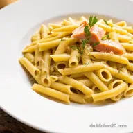Pasta mit Lachs und Sahne Blitzrezept f&uuml;r Genie&szlig;er