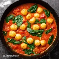 BlitzGnocchi Pfanne Schnelle GnocchiPfanne mit Tomate Spinat
