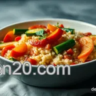 Einfach lecker: Aromatische Couscous-Bowl mit frischem Gem&uuml;se