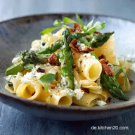 Fr&uuml;hlingsOfenpasta Cremiger SpargelAuflauf mit Ricotta