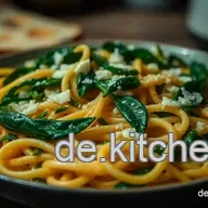 Cremige Nudeln mit Spinat und Parmesan: Ein einfacher Genuss f&uuml;r die Familie