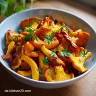 Cremige Pfifferlinge Rezept: Klassische Pilzpfanne in 20 Minuten