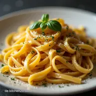 Tagliatelle mit Pilzen und Huhn in Sahnesauce Einfaches Rezept
