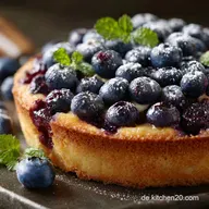 Finnischer Heidelbeerkuchen Low Carb: Cremig Glutenfrei Backen