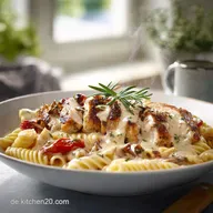 Cremige RanchH&auml;hnchenMakkaroni mit K&auml;se Das ultra cremige Comfort Food Rezept
