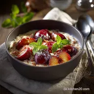 Low Carb Zwetschgeneis Rezept: Zuckerfrei Cremig