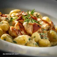 Cremiges PaprikaSahneH&auml;hnchen mit Gnocchi Das Feierabend Rezept