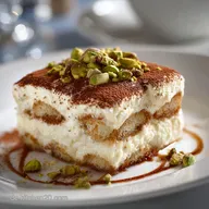 PistazienTiramisu: Cremiges italienisches Dessert mit Pistazienmus