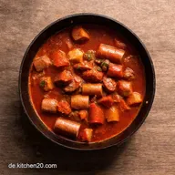 Deftiges Wurstgulasch Omas Hausmacher Art