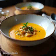 BlitzRetter Schnelle M&ouml;hren Ingwersuppe vegetarische Ingwersup Cremig in 30 Min