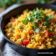 Lockere Basmati Reispfanne in 30 Minuten Schnelle Gesund One Pot