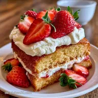Erdbeer Sahne Torte mit Mascarpone