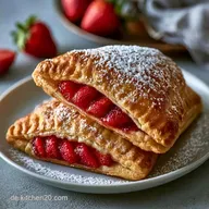 Erdbeeren im Bl&auml;tterteig in 35 Min