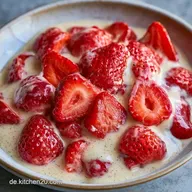 Erdbeeren mit Vanillesauce in 15 Minuten