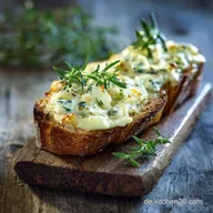 F&auml;cherbaguette: Einfaches K&auml;se-Brot mit Knoblauchbutter zum Grillen