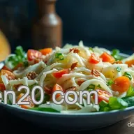 Frischer Chinakohl-Salat mit Honig-Sesam-Dressing f&uuml;r jede Gelegenheit