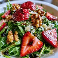 15-Minuten Erdbeer Rucola Salat
