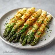 Gebackener Spargel K&auml;se in 30 Minuten