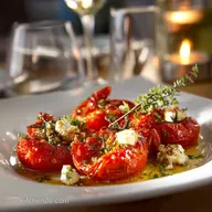 Tomatenherzen Bella Italia Gebackene Cuore di Bue mit FetaKr&auml;uterF&uuml;llung