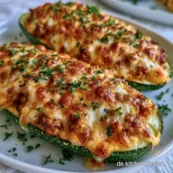 Zucchini Mit Hackfleisch Und K&auml;se &Uuml;berbacken