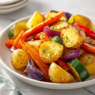 Rezept Gem&uuml;se Hei&szlig;luftfritteuse in 25 Minuten: Karamellisiert