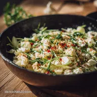 Gesunde KohlrabiPfanne: Einfaches Low-Carb-Hauptgericht mit Feta