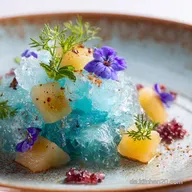 Gletschereis Lik&ouml;r Einfaches ProfiRezept f&uuml;r eisblauen Genuss