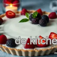 Glutenfreie Himbeer Tarte: Panna Cotta Dessert Traum!