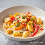 Gnocchi mit Paprika: Cremig und Knusprig