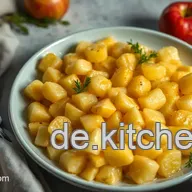 Knusprige Kartoffelpuffer mit Apfelmus f&uuml;r das perfekte Mittagessen