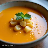 BlitzK&uuml;rbissuppe Einfaches Rezept mit Hokkaido Omas Geheimtipp