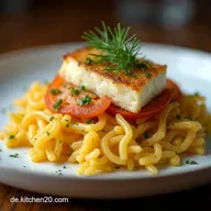 Gro&szlig;er R&ouml;sti mit Frischk&auml;se Lachs Goldener Titan Rezept