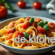 Hausgemachte Nudeln mit So&szlig;e: Einfache und cremige Tomatensauce