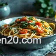 Rezept f&uuml;r Nudeln: Hausgemachte Tagliatelle mit Pesto &ndash; Einfach und K&ouml;stlich!