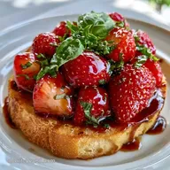 Erdbeer Bruschetta in 30 Minuten