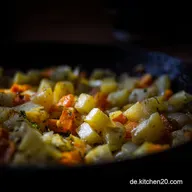 Herzhafte Kartoffelgerichte vegetarisch: Gartenfreude Pfanne!