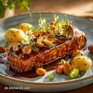 Herzhafter veganer Braten mit Bohnen Der feste Klassiker mit UmamiGarantie