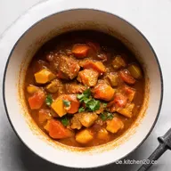Hirschgulasch zubereiten Mein k&ouml;nigliches Familienrezept