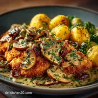 Das Beste J&auml;gerschnitzel Rezept Saftig mit echter Pilzrahmso&szlig;e