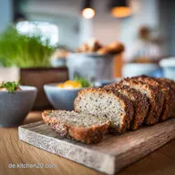 KartoffelfaserLeinsamenBrot: Saftiges Keto Brot ohne Mehl