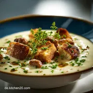 Omas Goldst&uuml;ck Die beste cremige Kartoffelsuppe mit W&uuml;rstchen