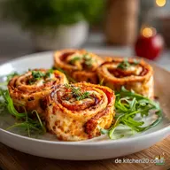 Kids Lunch Pizza Roll Ups Rezept: Knusprige Pizza Snacks in 25 Min