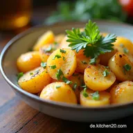 Knusprige Ofenkartoffeln mit Salat einfaches Meine LieblingsBowl