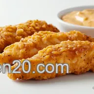 Knusprige Chicken Tenders und Honig-Senf Dip: So einfach!