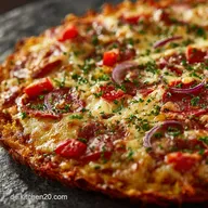 K&auml;sebodenPizza Die knusprige Low Carb Alternative 40 Min